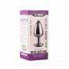 Korek analny Secret Shine Black Jewell 7,1cm X-MEN